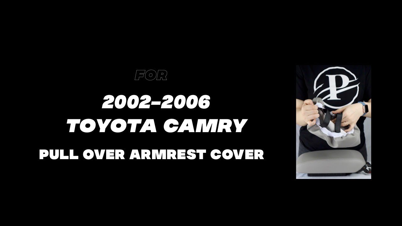 For 1997-2001 Toyota Camry PVC Leather Armrest Console Lid Cover Installation