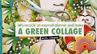 DIY Postcard Collage - let's make a handmade postcard #collage