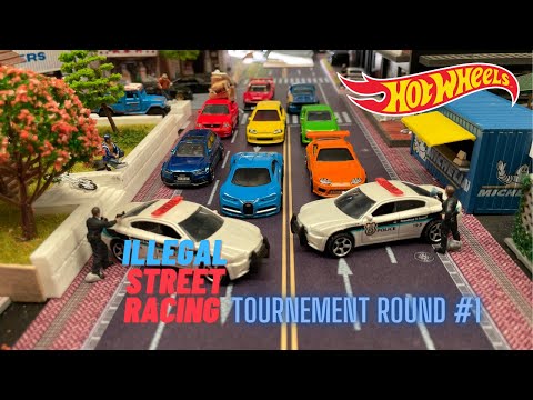 ILLEGAL Street Racing Tournament Round One Race 1 2 Hot Wheels