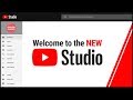 The new and improved youtube studio is here