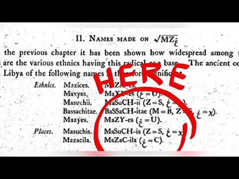 Le Mot Amazigh Nouvelle Création هل كلمة امازيغ مفبركة او كانت موجودة من قبل