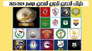 دليلك الحصري للدوري المصري موسم 2023/2024| جميع الصفقات الجديدة و مدربين في الدوري المصري 🔥🔥