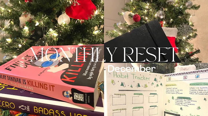 December Monthly Reset : reflection, goal setting, TBR's & monthly favorites