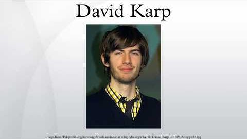 David Karp