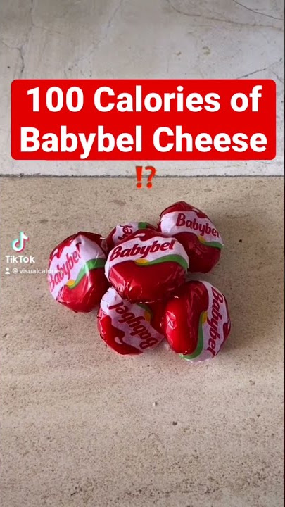 100 Calories of Babybel Cheese | high protein snack