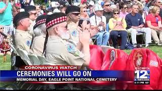 Eagle Point and Grants Pass Memorial Day ceremonies will go on
