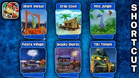 Beach Buggy Racing - All Map Secret Shortcut - Map 1-6 All Shortcuts - Android Game Play