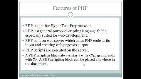 PHP Basics in Marathi