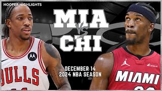 Chicago Bulls vs Miami Heat Full Game Highlights | Dec 14 | 2024 NBA Season