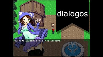 como crear un RPG con c++ y allegro, Diálogos