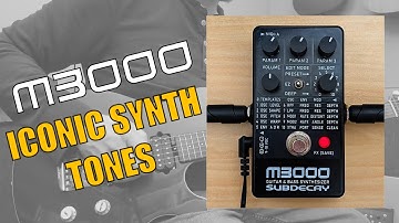 Iconic synth sounds with the Subdecay M3000: Da Funk