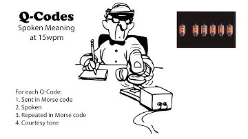 Q-Codes with Spoken Meaning 15wpm