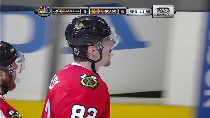 Tomas Kopecky Goal - Game 1, 2010 Stanley Cup Fina...