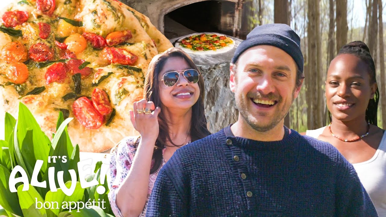 Brad Makes Pizza With Foraged Ramps   It