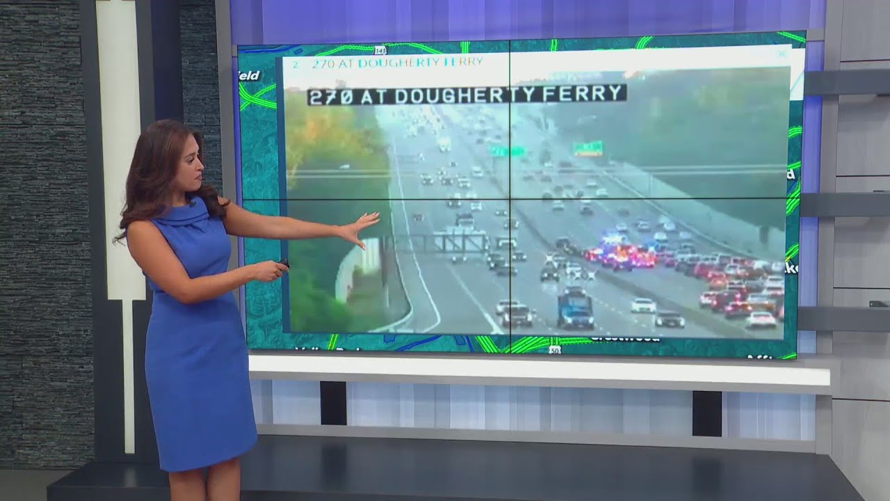 Crews responding to 4-vehicle crash on I-270 NB - YouTube