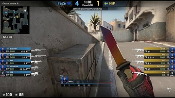 CS:GO POV Demo FAZE Niko vs NIP (dust 2)