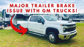 Major Trailer Brake Issue with 2023/2024 GM Trucks!