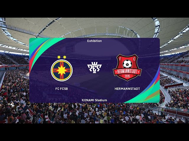 FCSB vs FC Hermannstadt (28/08/2022) Liga I PES 2021 