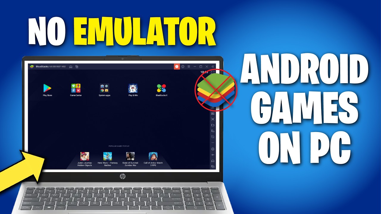 How to RUN Android Games on PC Without Any Emulator! - YouTube
