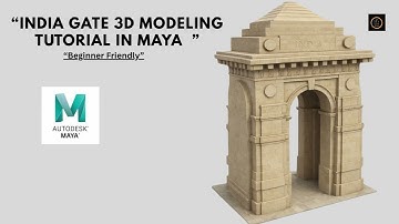 India Gate 3D Modeling in Maya | Autodesk Maya Tutorial#autodesk #india gate#india