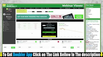 Doubler App Review  - Trading Doubler Challenge MainWebinar