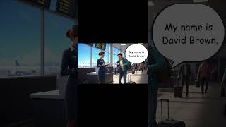 Lost Boarding Pass at the Airport - Simple English dialogue #english