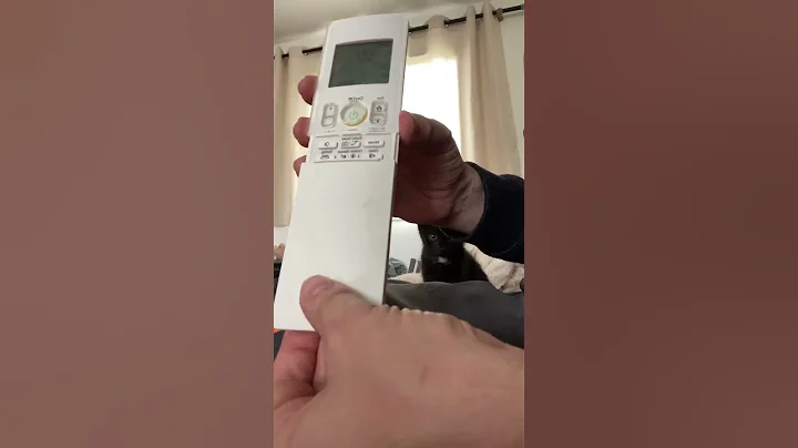 #daikin #remote #control #battery #access #air #conditionner