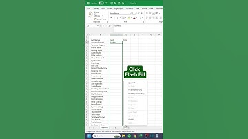 Flash Fill in Excel‼️ #excel