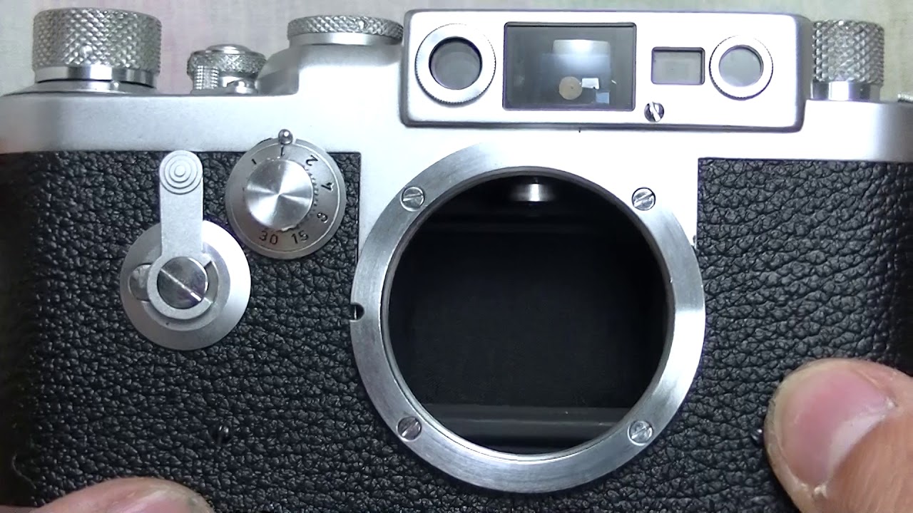 専用純正革ケース付♪バルナックライカIIIg（3g） オーバーホール