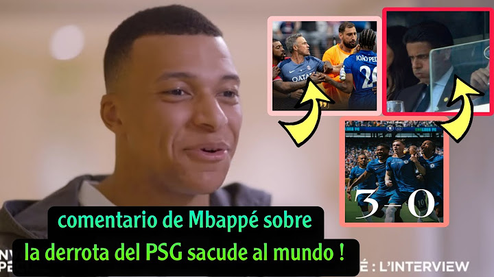 ¿Qué dijo Mbappé sobre la derrota del PSG ante el Chelsea en la final del Mundial de Clubes?