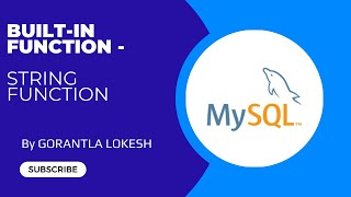 Part 11: Built in Function - String Function in MySql | #mysql