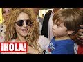 VÍDEO: Sasha, hijo de Shakira y Piqué, llega al Líbano saludando en árabe