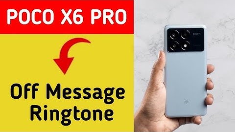 How to turn off message ringtone, Poco X6 pro me message sound band kaise karen, message problem