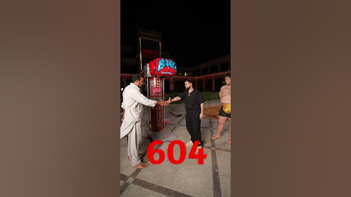 قوة لكمة السومو 😳!!