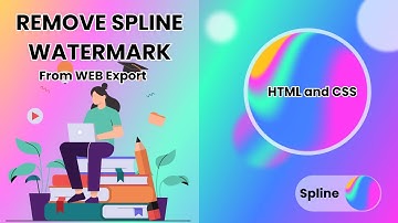 How to Remove Spline Watermark in Web Export HTML and CSS