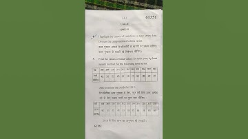 B.com.(pass course)4th sem 2023(Business Statistics -||)