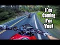 FZ07 vs FZ09 Racing UP Steep Mountain Roads! (MT09 vs MT07)