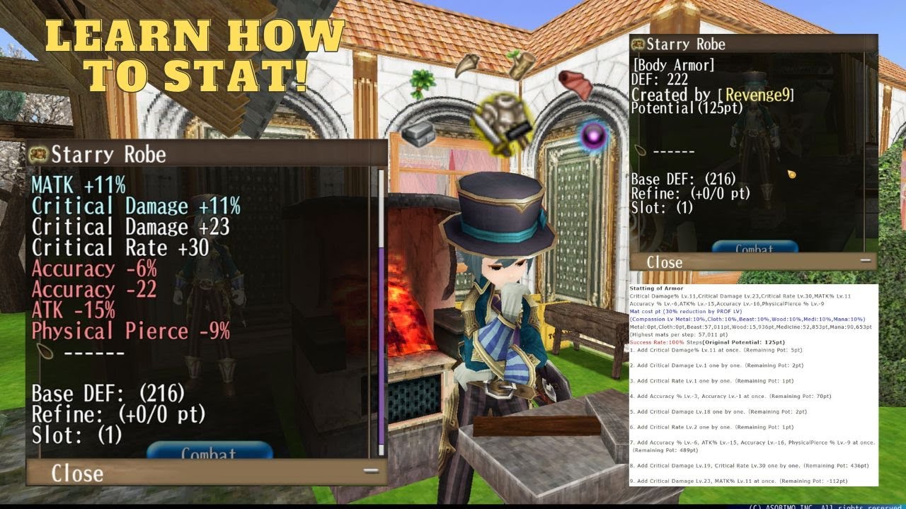Toram Inflation Toram Online: How to Stat Your Equipment (Easy Step-by-Step Guide ...