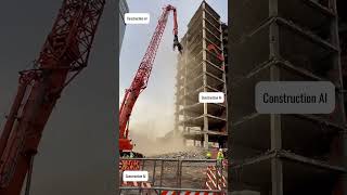 Giant Crane at Work! Building a Skyscraper 🏗️