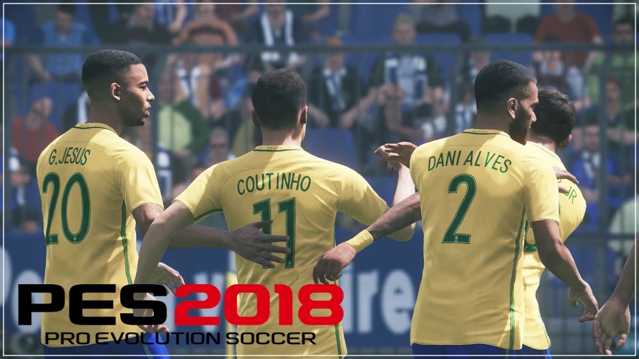 PES 2018 Online Beta Brazil Vs France Bahasa Indonesia YouTube