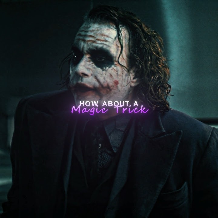 How About A Magic Trick | Joker Edit (The Dark Knight) | Song : Red Sex - Vessel ( Slowed & Reverb)