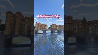 I Built a City on a Bridge in Minecraft Survival Kindoms #minecraft #survival #megabuild #bridge