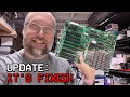 Update: The motherboard from the last video has been fixed!