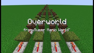 Overworld (Super Mario World) - Minecraft Note Block Cover