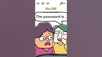 Brain Out Level 182 Answer (New Update), Enter password