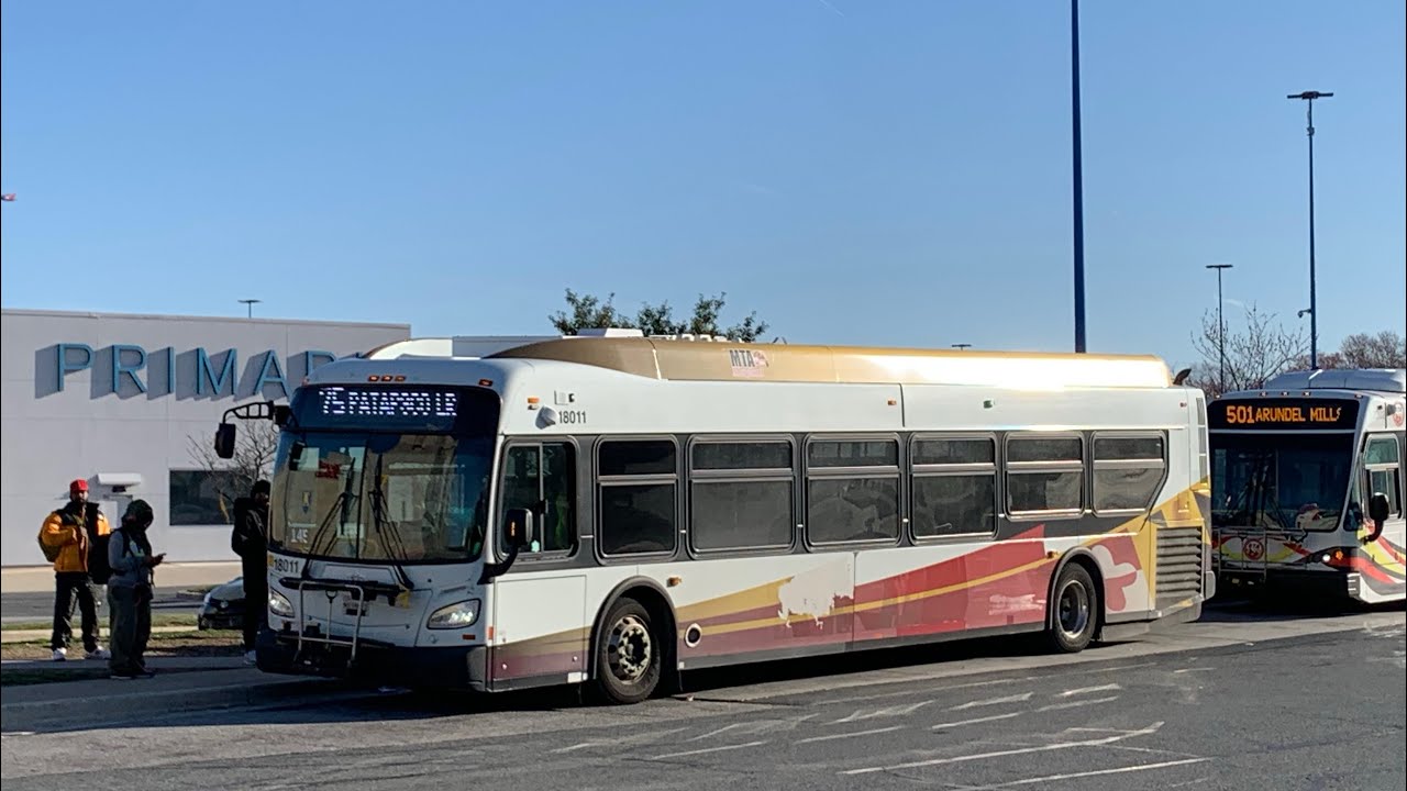 MTA Maryland: 2018 New Flyer XD40 #18011 on Route 75 - YouTube