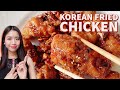 Korean Fried Chicken with Sweet and Spicy Walnuts Recipe 韩国炸鸡 | Korean Street Food | Fusion Food