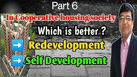 Redevelopment Kare Or  Self Development ?| Which is Better ?| Self development Vs Redevelopment