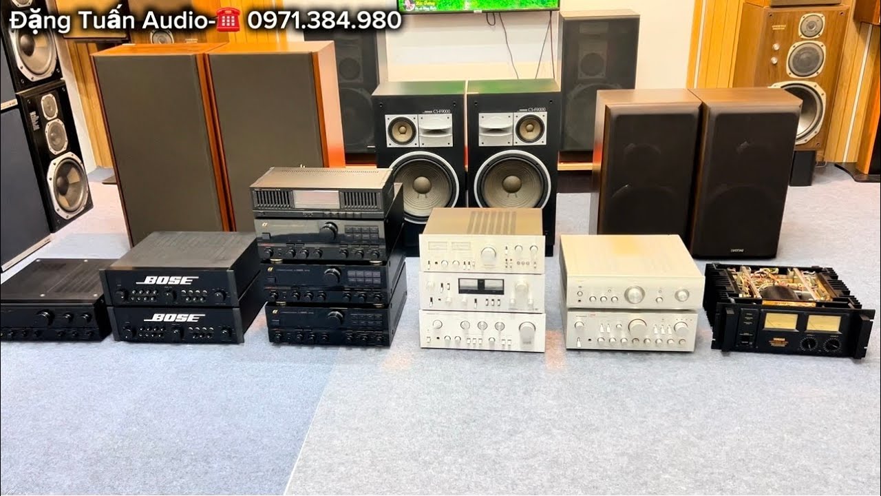 Cập bến nhiều âmly và loa đẹp giá tốt