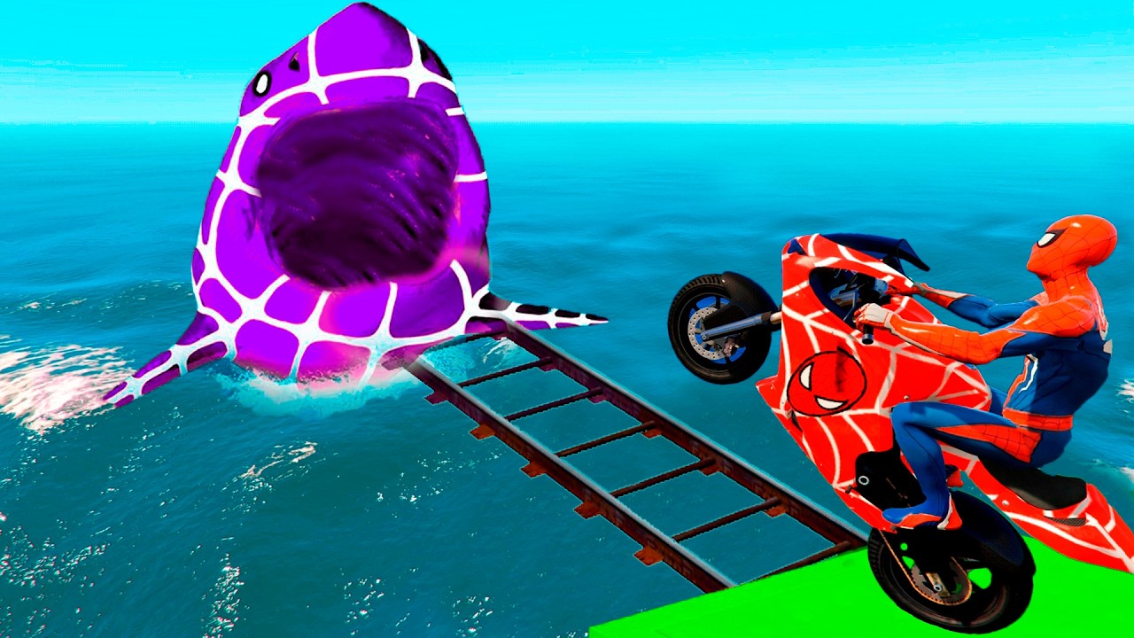 الرجل العنكبوت انقاذ باتمان Spider-Man Rescue batman vs iron man vs venom funny Game GTA 5 superhero